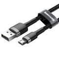 Baseus kabel Cafule USB - microUSB 0,5 m 2,4A szaro-czarny