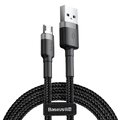 Baseus kabel Cafule USB - microUSB 0,5 m 2,4A szaro-czarny