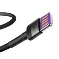 Baseus kabel HW QC Cafule USB - USB-C 1,0 m szaro-czarny 40W