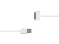 Kabel ROMOSS do Apple iPad, iPhone 4 30-pinowy biały