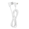 Kabel USB - 90 stopni do Apple lightning biały