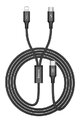 Kabel USB BASEUS Rapid  2w1 czarny