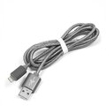 Kabel USB eXtreme iPhone 5 / 6 / 7 / SE, iPad 4, iPod nano 7G 120cm srebrny