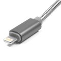 Kabel USB eXtreme iPhone 5 / 6 / 7 / SE, iPad 4, iPod nano 7G 120cm srebrny