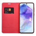 Kabura LUNA Book Carbon do XIAOMI Redmi Note 13 Pro 4G / POCO M6 Pro 4G czerwony