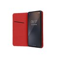 Kabura SMART PRO Book skrzana do XIAOMI Redmi Note 13 5G bordowy
