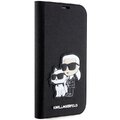 Karl Lagerfeld etui do iPhone 14 Pro Max 6,7" KLBKP14XSANKCPK czarne Saffiano Karl & Choupette