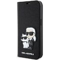 Karl Lagerfeld etui do iPhone 14 Pro Max 6,7" KLBKP14XSANKCPK czarne Saffiano Karl & Choupette