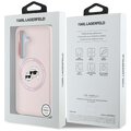 KARL LAGERFELD futerał do SAMSUNG S25 KLHMS25SSKCHTCP (Magnetic Silicone Double Heads) różowy
