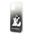 Karl Lagerfeld nakładka do iPhone 11 KLHCN61CFNRCBK czarny hard case Choupette Fun