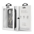 Karl Lagerfeld nakładka do iPhone 11 Pro KLHCN58DLKSBK czarny hard case Signature Glitter