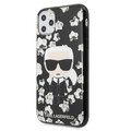 Karl Lagerfeld iPhone 11 Pro KLHCN58FLFBBK czarny hard case Flower Iconic Karl