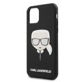 Karl Lagerfeld nakładka do iPhone 11 Pro KLHCN58GLBK czarny hard case Iconic Embossed & Glitter