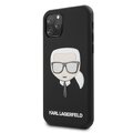 Karl Lagerfeld iPhone 11 Pro KLHCN58GLBK czarny hard case Iconic Embossed & Glitter