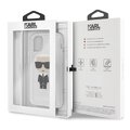 Karl Lagerfeld nakładka do iPhone 11 Pro KLHCN58TPUTRIKSL srebrny hard case Glitter Iconic Karl