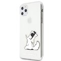 Karl Lagerfeld iPhone 11 Pro Max KLHCN65CFNRC przeźroczysty hard case Choupette Fun