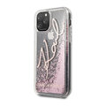 Karl Lagerfeld iPhone 11 Pro Max KLHCN65TRKSRG różowo-złoty hard case Glitter Signature