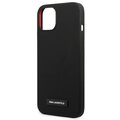 Karl Lagerfeld nakładka do iPhone 13 Mini KLHCP13SSLMP1K czarna hard case Liquid Glitter Logo