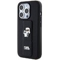 Karl Lagerfeld nakładka do iPhone 13 Pro Max 6,7" KLHCP13XGSAKCPK HC GRIPSTAND SAFFIANO KC PINS czarna