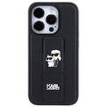 Karl Lagerfeld nakładka do iPhone 13 Pro Max 6,7" KLHCP13XGSAKCPK HC GRIPSTAND SAFFIANO KC PINS czarna