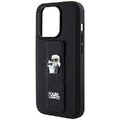 Karl Lagerfeld nakładka do iPhone 13 Pro Max 6,7" KLHCP13XGSAKCPK HC GRIPSTAND SAFFIANO KC PINS czarna