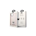 Karl Lagerfeld nakładka do iPhone 14 Plus 6,7" KLHCP14MCTTRI różowa hardcase Transparent Choupette Body
