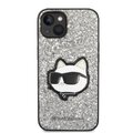 Karl Lagerfeld nakładka do iPhone 14 Plus 6,7" KLHCP14MG2CPS srebrna hardcase Glitter Choupette Patch