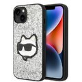 Karl Lagerfeld nakładka do iPhone 14 Plus 6,7" KLHCP14MG2CPS srebrna hardcase Glitter Choupette Patch