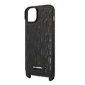 Karl Lagerfeld nakładka do iPhone 14 Plus 6,7" KLHCP14MSTMMK czarna hardcase Monogram Plaque Logo Strap