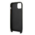 Karl Lagerfeld nakładka do iPhone 14 Plus 6,7" KLHCP14MSTMMK czarna hardcase Monogram Plaque Logo Strap