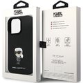 Karl Lagerfeld nakładka do iPhone 14 Pro 6,1" KLHCP14LSMHKNPK czarna HC Silicone Ikonik Metal Pin