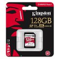 Kingston Canvas React SDXC 128GB class 10 UHS-I U3 V30 A1 - 80/100MB/s