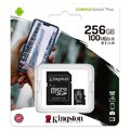 Karta pamięci Kingston Canvas Select Plus microSD (microSDXC) 256GB UHS-I U3 V30 A1 - 100MB/s + adapter