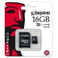 Karta pamięci Kingston microSDHC 16GB class 10 UHS-I + adapter SD