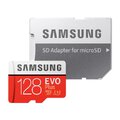 Karta pamięci Samsung EVO PLUS microSDXC 128GB UHS-I U3 class 10 + adapter do SD + opakowanie na SD i MicroSD