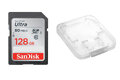 Karta pamięci SanDisk SDXC 128GB Ultra 533x + opakowanie na SD i MicroSD