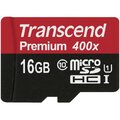 Karta pamięci Transcend microSDHC 16GB Premium 400x UHS-I class 10