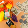 Kasa fiskalna dla dzieci supermarket sklep skaner kalkulator koszyk z akcesoriami 36 el.