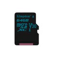 Kingston karta pamięci Canvas Go 64GB microSDXC 90/45 U3 UHS-I V30