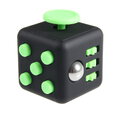 Kostka Fidget Cube czarno-zielona