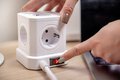 Kostka zasilająca Newell GaN Power Cube 9w1 - biała