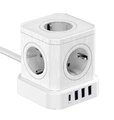 Kostka zasilająca Newell GaN Power Cube 9w1 - biała
