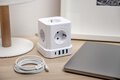 Kostka zasilająca Newell GaN Power Cube 9w1 - biała