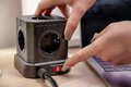 Kostka zasilająca Newell GaN Power Cube 9w1 - czarna