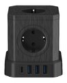 Kostka zasilająca Newell GaN Power Cube 9w1 - czarna