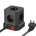 Kostka zasilająca Newell GaN Power Cube 9w1 - czarna
