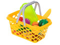 Sklepowy koszyk na zakupy, owoce i warzywa do krojenia dla dzieci 18 elementów