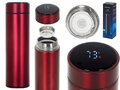 Kubek termiczny termos smart LED 500ml bordowy