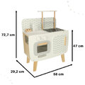 Kuchnia drewniana MDF LULILO retro akcesoria 72,7cm