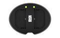 Ładowarka dwukanałowa Newell SDC-USB do akumulatorów LP-E6 do Canon